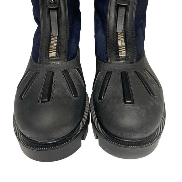 Christian Louboutin Kid Calfskin Suede Rubber Shearling Glory Duck Boot EU 37 - Picture 5 of 12